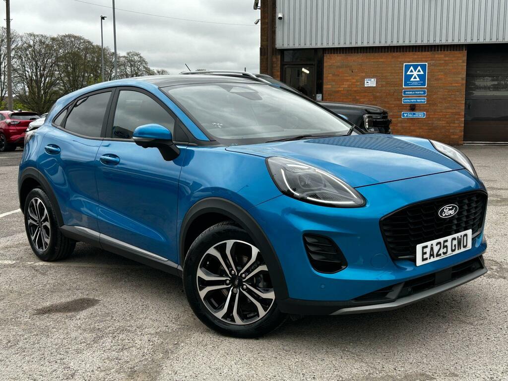 Ford Puma 1.0T Ecoboost Mhev Titanium Dct Euro 6 Ss Blue