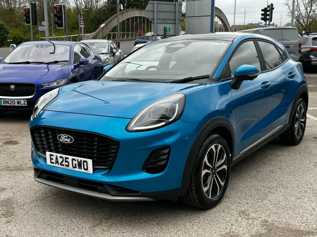 Ford Puma 1.0T Ecoboost Mhev Titanium Dct Euro 6 Ss EA25GWO Blue #4