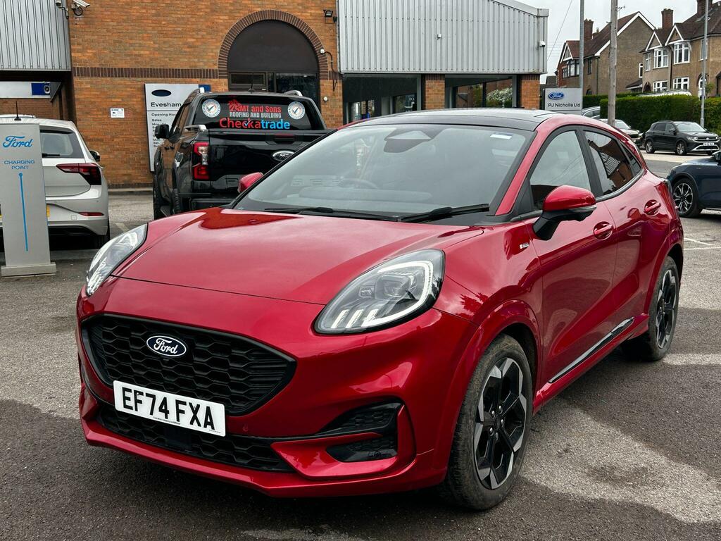 Ford Puma 1.0T Ecoboost Mhev St-line X Euro 6 Ss EF74FXA Red #4