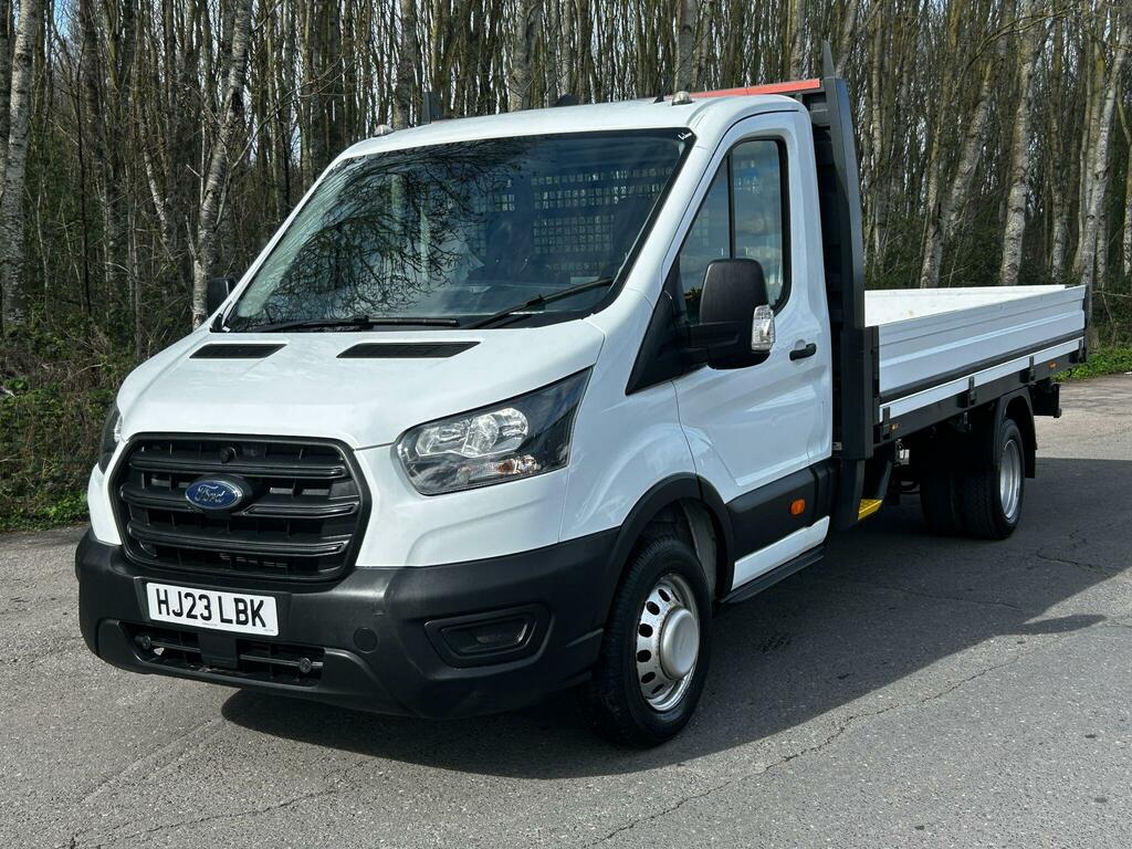 Ford Transit Custom 2.0 350 Ecoblue Leader Premium Dropside HJ23LBK White #3