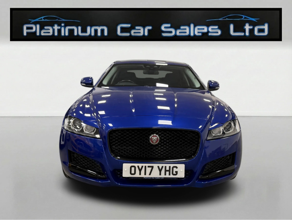 Jaguar XF D Portfolio Awd Black Pack OY17YHG Blue #2