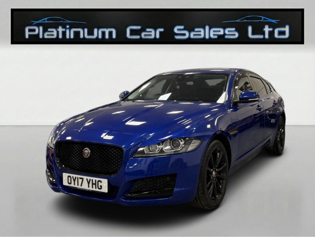 Jaguar XF D Portfolio Awd Black Pack OY17YHG Blue #3
