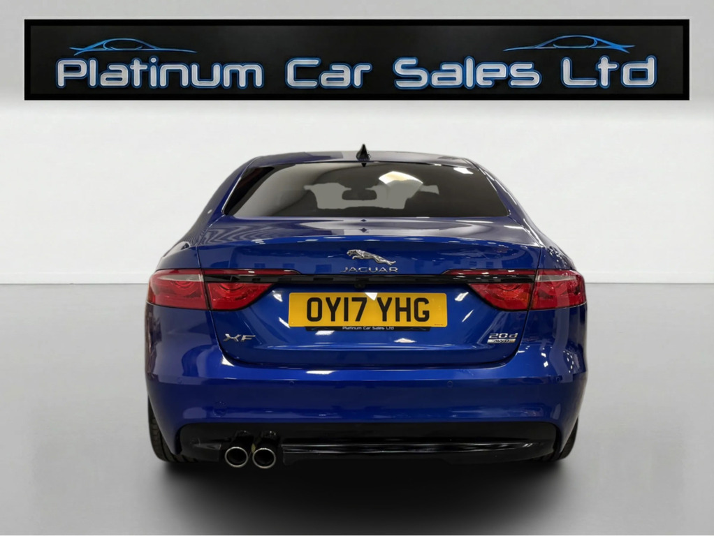Jaguar XF D Portfolio Awd Black Pack OY17YHG Blue #6