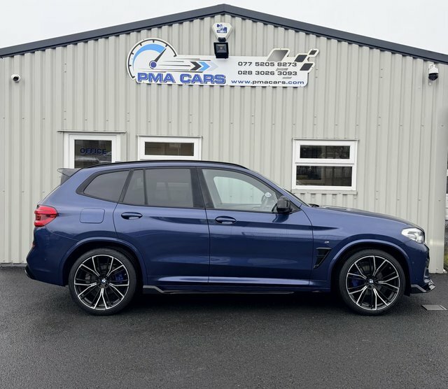 BMW X3 2.0 20D M Sport YB68SFU Blue #2