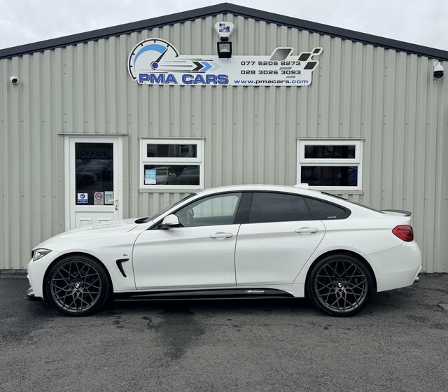 BMW 4 Series Gran Coupe 2.0 420D M Sport White #4