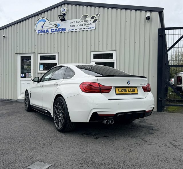 BMW 4 Series Gran Coupe 2.0 420D M Sport White #2