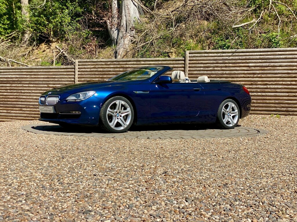 BMW 6 Series Convertible Blue #4