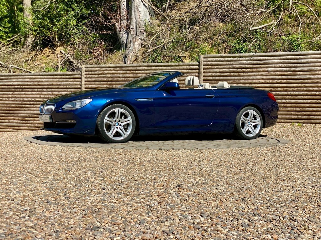 BMW 6 Series Convertible Blue #5