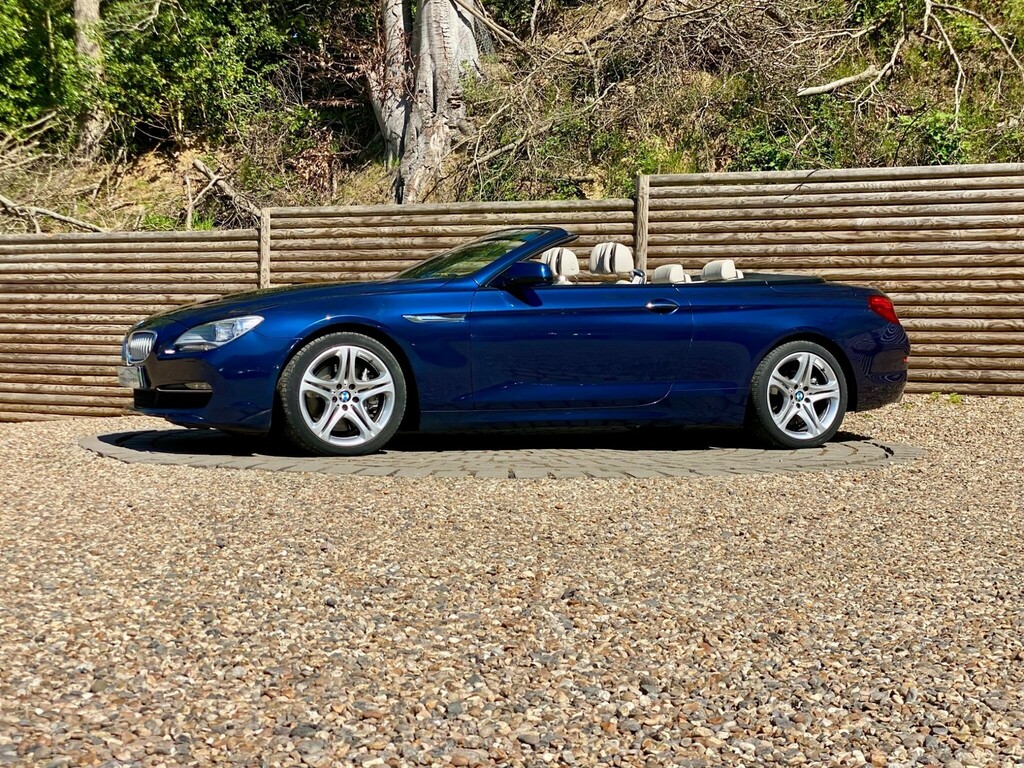 BMW 6 Series Convertible Blue #6