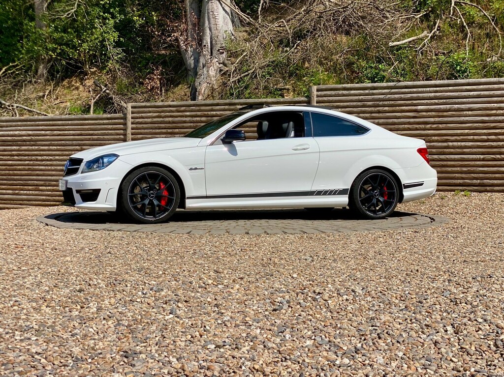 Mercedes-Benz C Class Coupe White #6