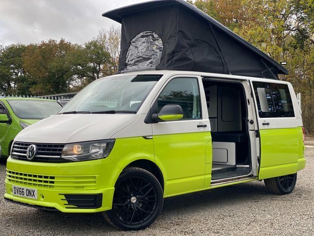 Volkswagen Transporter With Popup Roof-rockroll-hob-sink DV66ONX #2