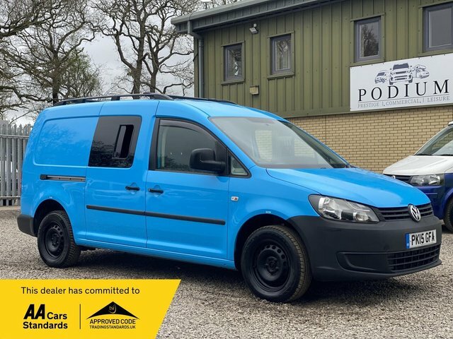 Volkswagen Caddy Maxi C20 1.6 Tdi With Heater-rockr Blue