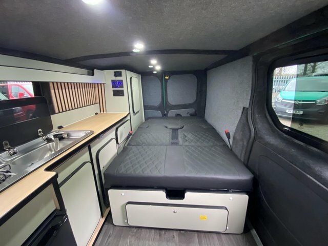Vauxhall Vivaro 1.6 Cdti Lwb Kitchensinksolarhobrockrollulez BK17OMG Green #4