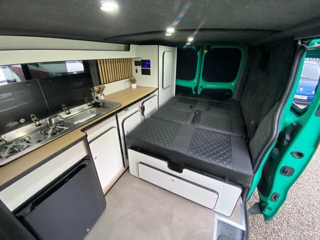 Vauxhall Vivaro 1.6 Cdti Lwb Kitchensinksolarhobrockrollulez BK17OJL Green #3