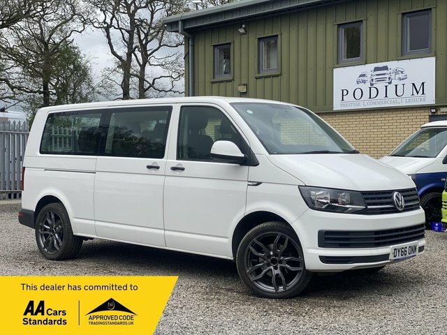 Volkswagen Transporter Shuttle 2.0 Tdi Bluemotion Tech S Fwd Lwb Euro 6 S S White