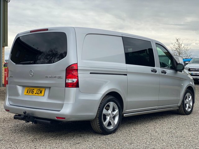 Mercedes-Benz Vito 2.1 116 Cdi Bluetec Sport Crew Van Rwd L2 Euro 6 Silver #4