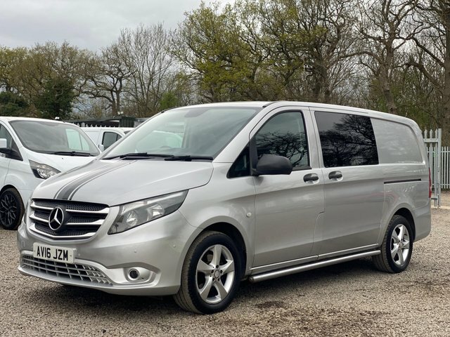 Mercedes-Benz Vito 2.1 116 Cdi Bluetec Sport Crew Van Rwd L2 Euro 6 Silver #2