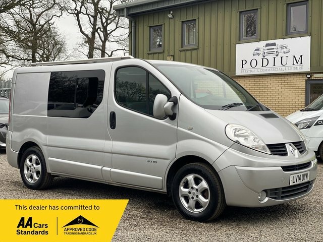 Renault Trafic 2.0 Dci Kitchensinksolarhobdouble Bed Silver