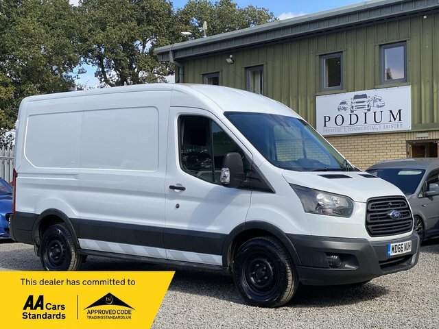 Ford Transit Custom 2.0 350 Ecoblue Rwd L2 H2 Euro 6 MD66NUH White