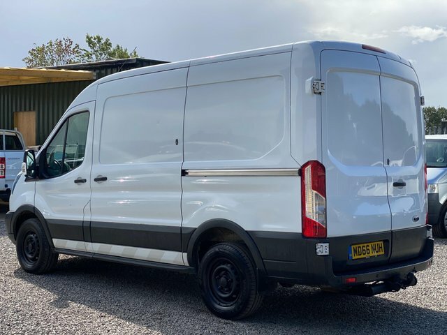 Ford Transit Custom 2.0 350 Ecoblue Rwd L2 H2 Euro 6 MD66NUH White #3