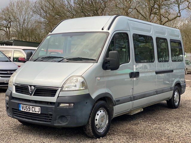 Vauxhall Movano 2.5 Cdti 16V 3900 Lwb 16 Seats Silver #2