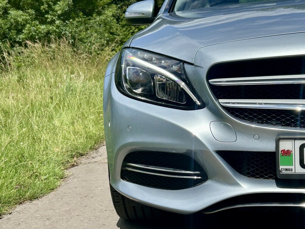 Mercedes-Benz C Class Saloon 2.0 C200sport Premiumonly 29K-fsh-cam-xen Silver #3