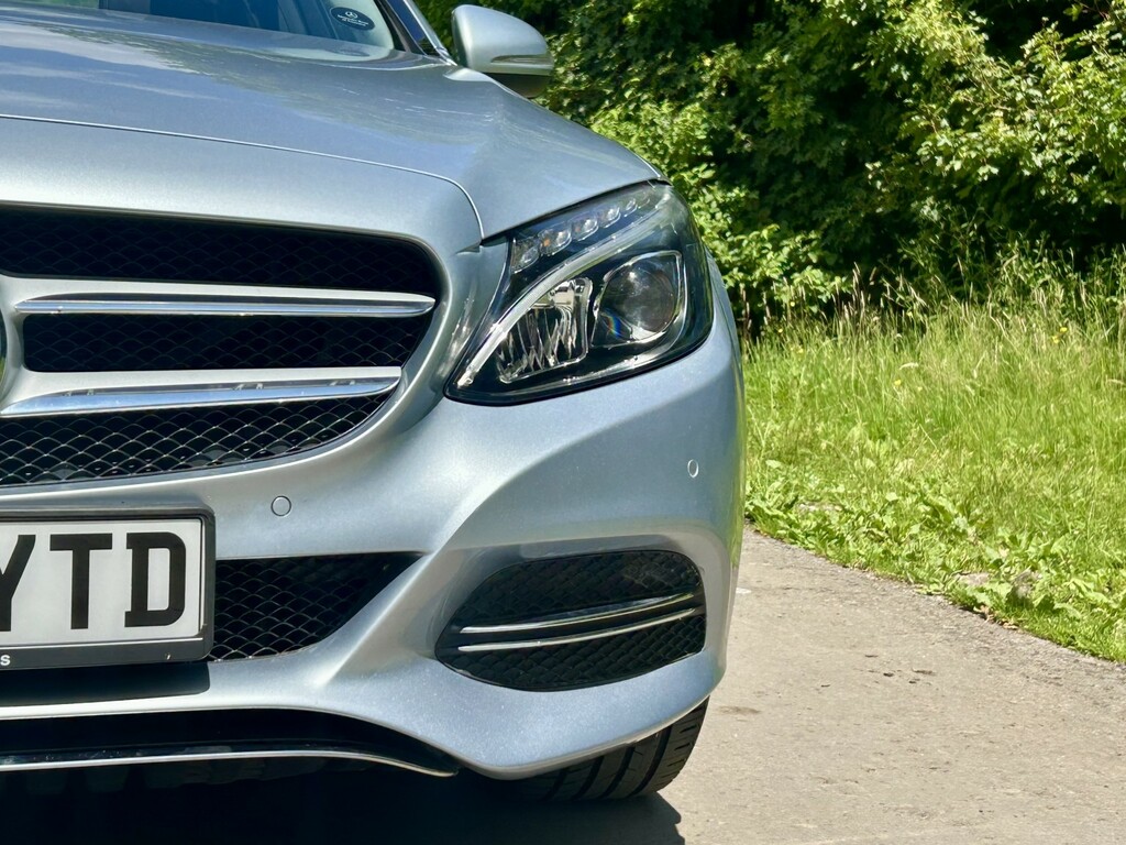 Mercedes-Benz C Class Saloon 2.0 C200sport Premiumonly 29K-fsh-cam-xen Silver #4