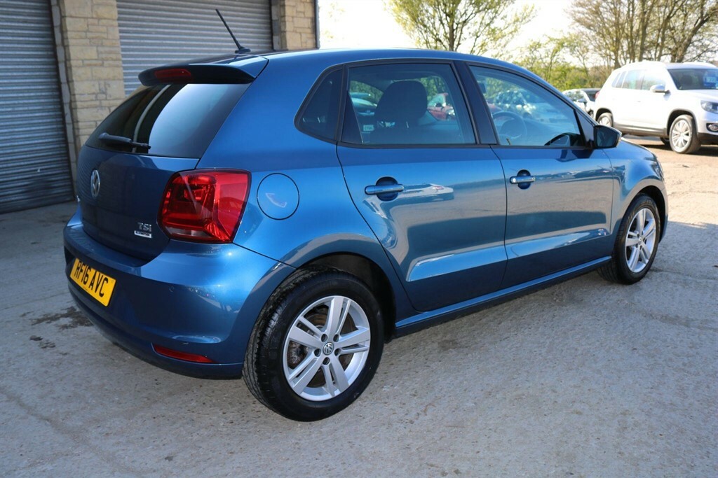 Volkswagen Polo 1.2 Tsi Bluemotion Tech Match Euro 6 Ss RF16AVC Blue #6