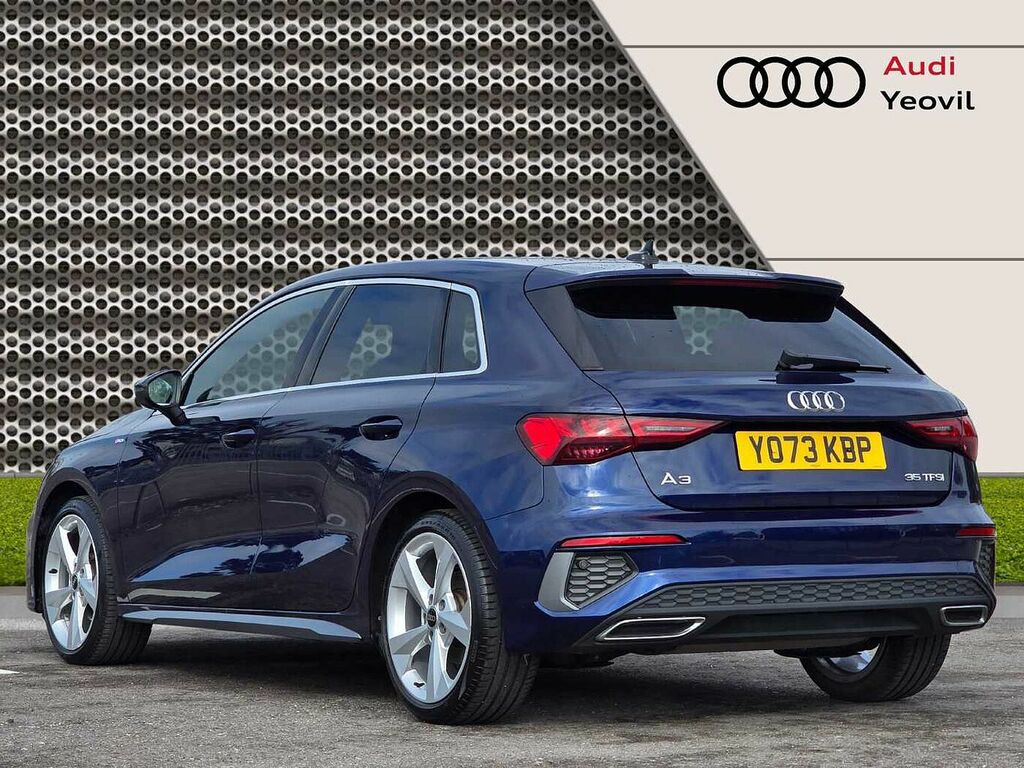 Audi A3 Sportback S Line 35 Tfsi 150 Ps S Tronic - 2024 YO73KBP Blue #3