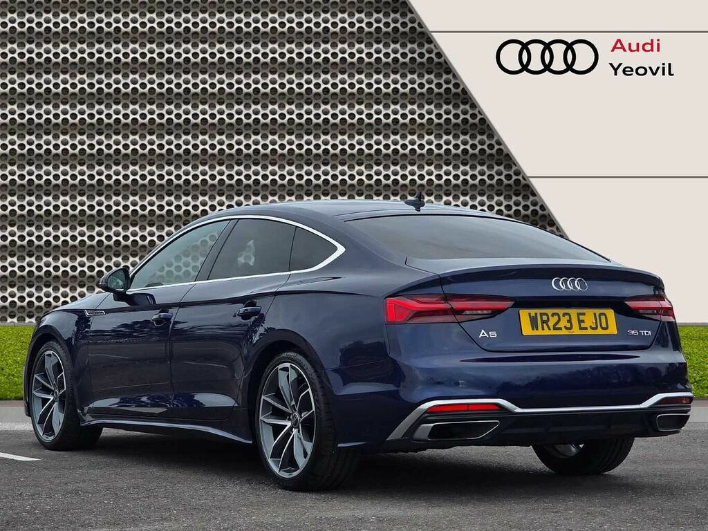 Audi A5 S Line 35 Tdi 163 Ps S Tronic - 2023 WR23EJO Blue #3