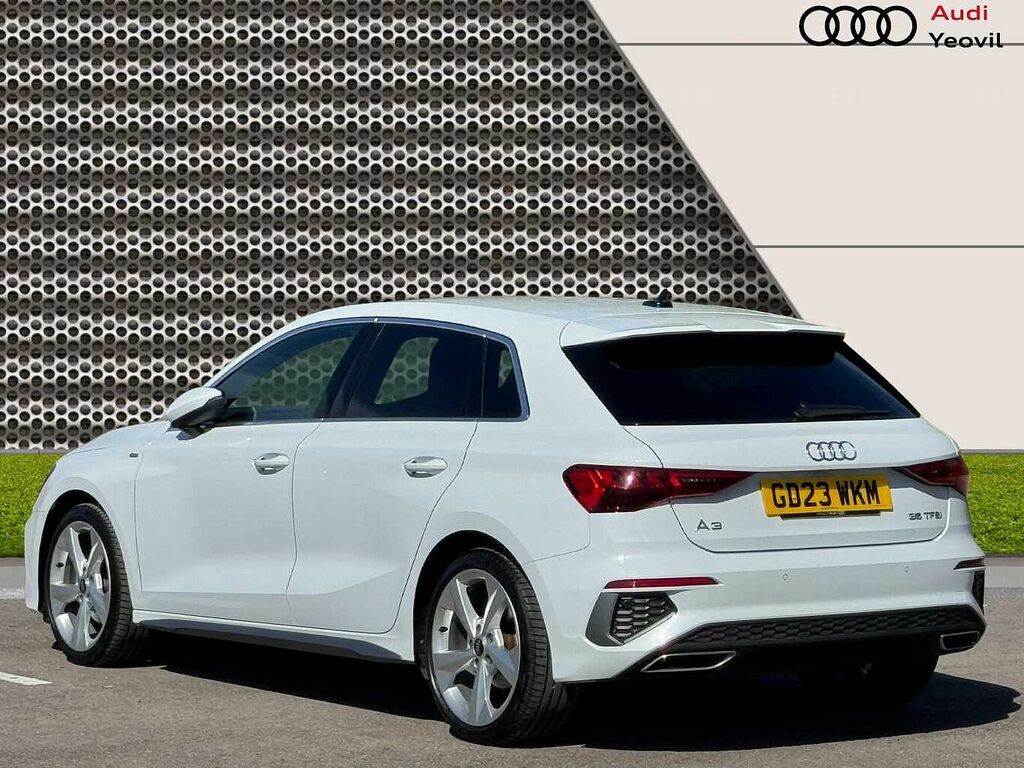 Audi A3 Sportback S Line 35 Tfsi 150 Ps S Tronic - 2023 GD23WKM White #3