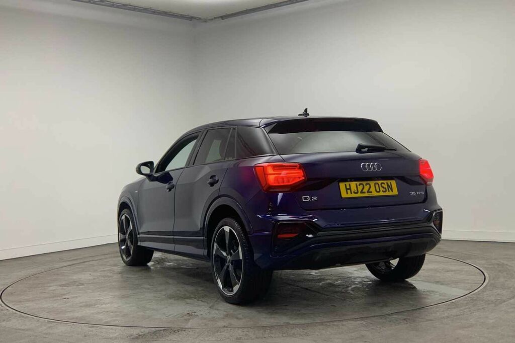 Audi Q2 Black Edition 35 Tfsi 150 Ps S Tronic - 2022 HJ22OSN Blue #3