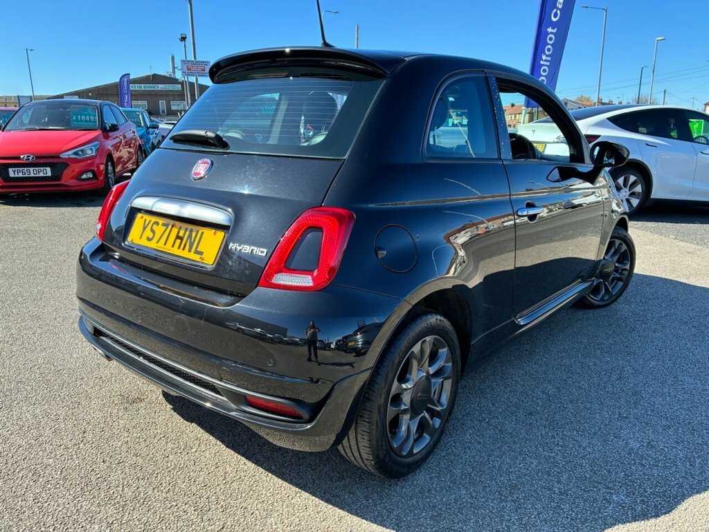Fiat 500 1L Hey Google YS71HNL Black #5