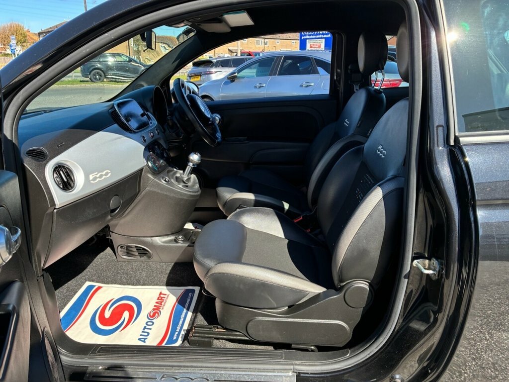 Fiat 500 1L Hey Google YS71HNL Black #4