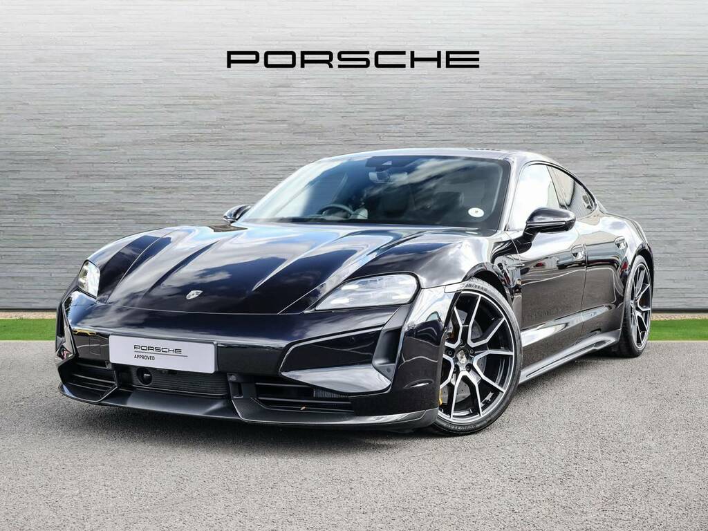 Porsche Taycan Turbo S Black #2