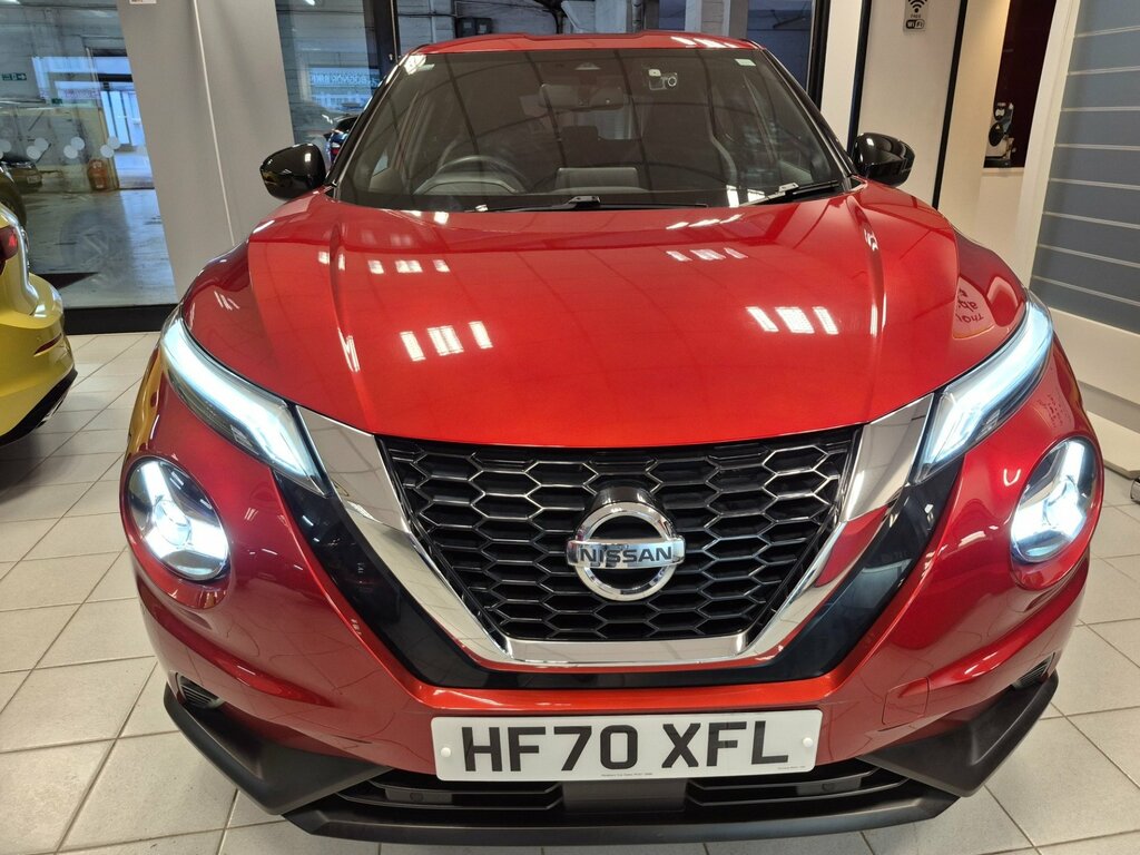 Nissan Juke 1.0 Dig-t N-connecta Suv Dct Euro HF70XFL Red #4