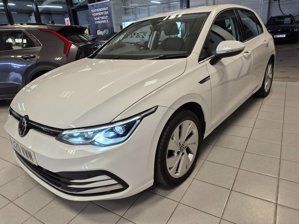 Volkswagen Golf 1.5 Etsi Mhev Style Hatchback Hybrid Ds HJ20VWM White #5