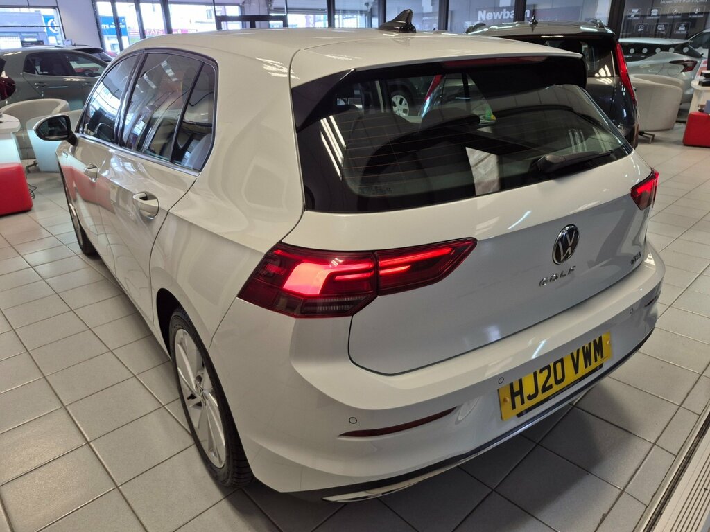Volkswagen Golf 1.5 Etsi Mhev Style Hatchback Hybrid Ds HJ20VWM White #2