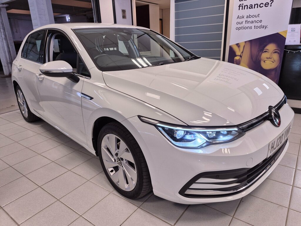 Volkswagen Golf 1.5 Etsi Mhev Style Hatchback Hybrid Ds White