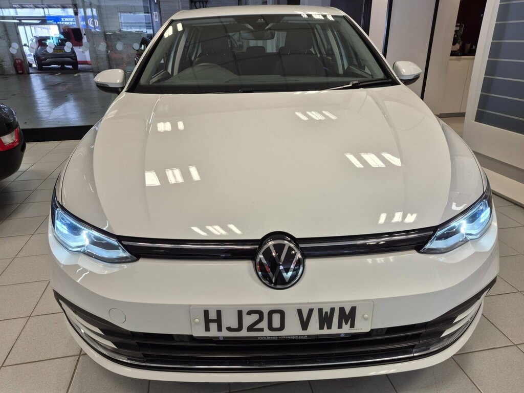 Volkswagen Golf 1.5 Etsi Mhev Style Hatchback Hybrid Ds HJ20VWM White #4