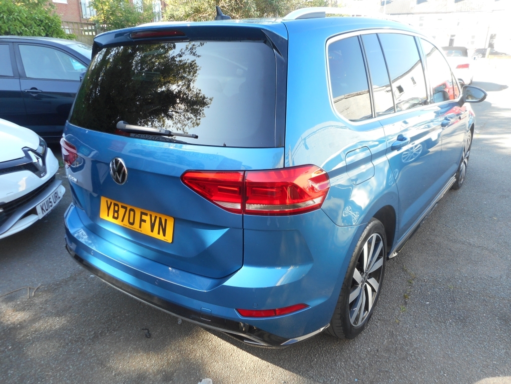 Volkswagen Touran 1.5 R-line Tsi Dsg YB70FVN Blue #3
