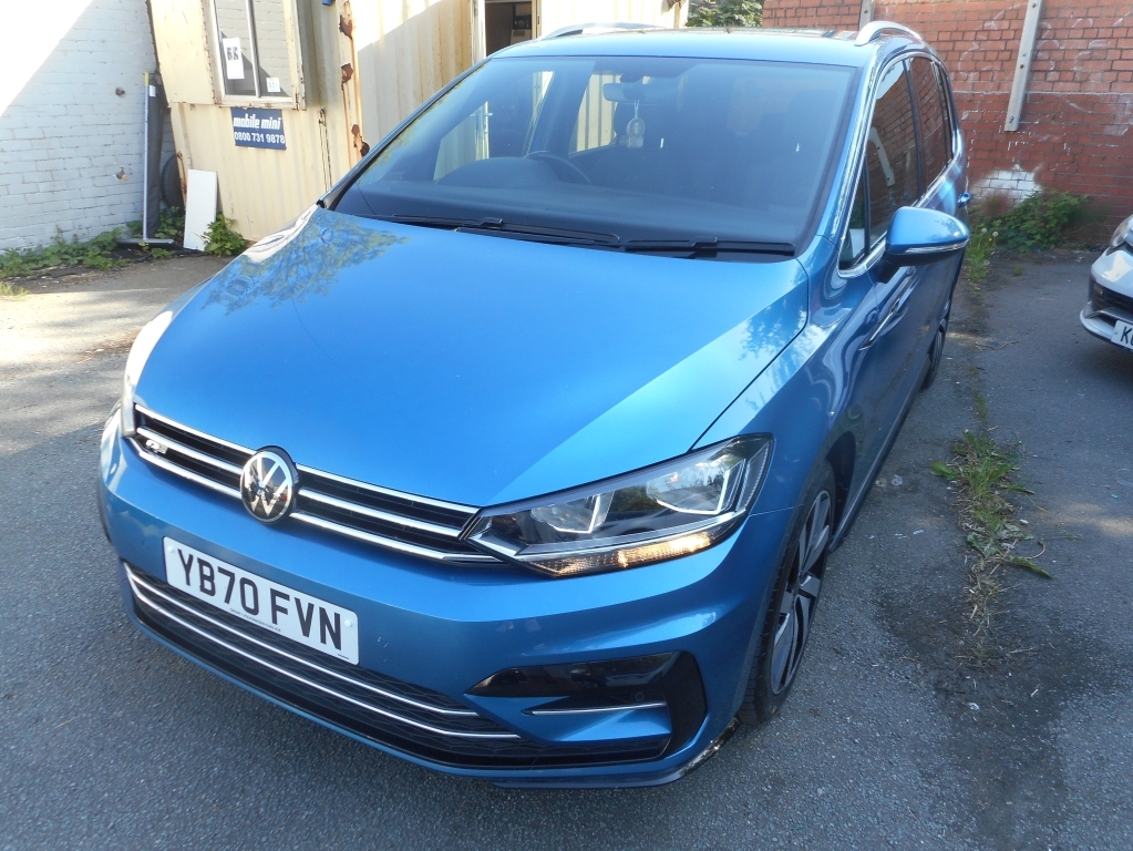 Volkswagen Touran 1.5 R-line Tsi Dsg YB70FVN Blue #6
