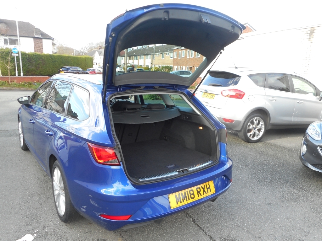 Seat Leon 1.6 Tdi Se Dynamic Technology Dsg Blue #5