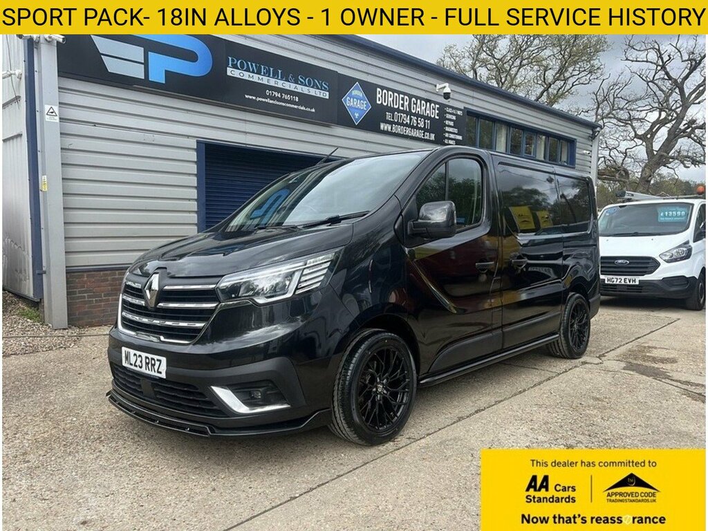 Renault Trafic Dci Blue Sl28 Sport Pack Fitted Black
