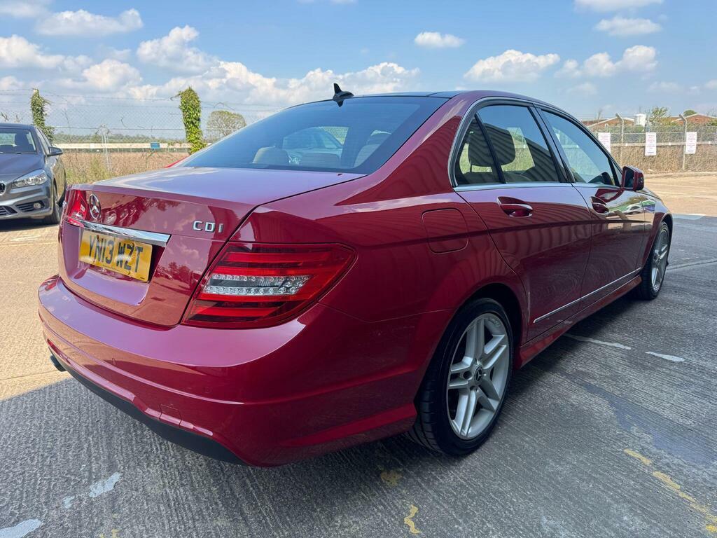 Mercedes-Benz C Class 2.1 C220 Cdi Blueefficiency Amg Sport G-tronic Eu Red #4