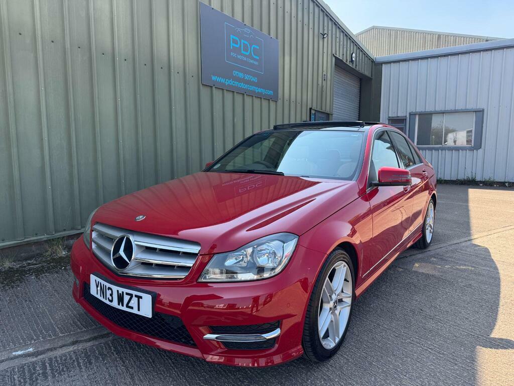 Mercedes-Benz C Class 2.1 C220 Cdi Blueefficiency Amg Sport G-tronic Eu Red