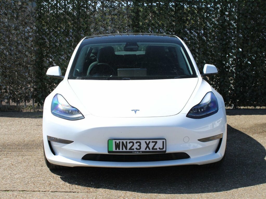 Tesla Model 3 Saloon WN23XZJ White #5