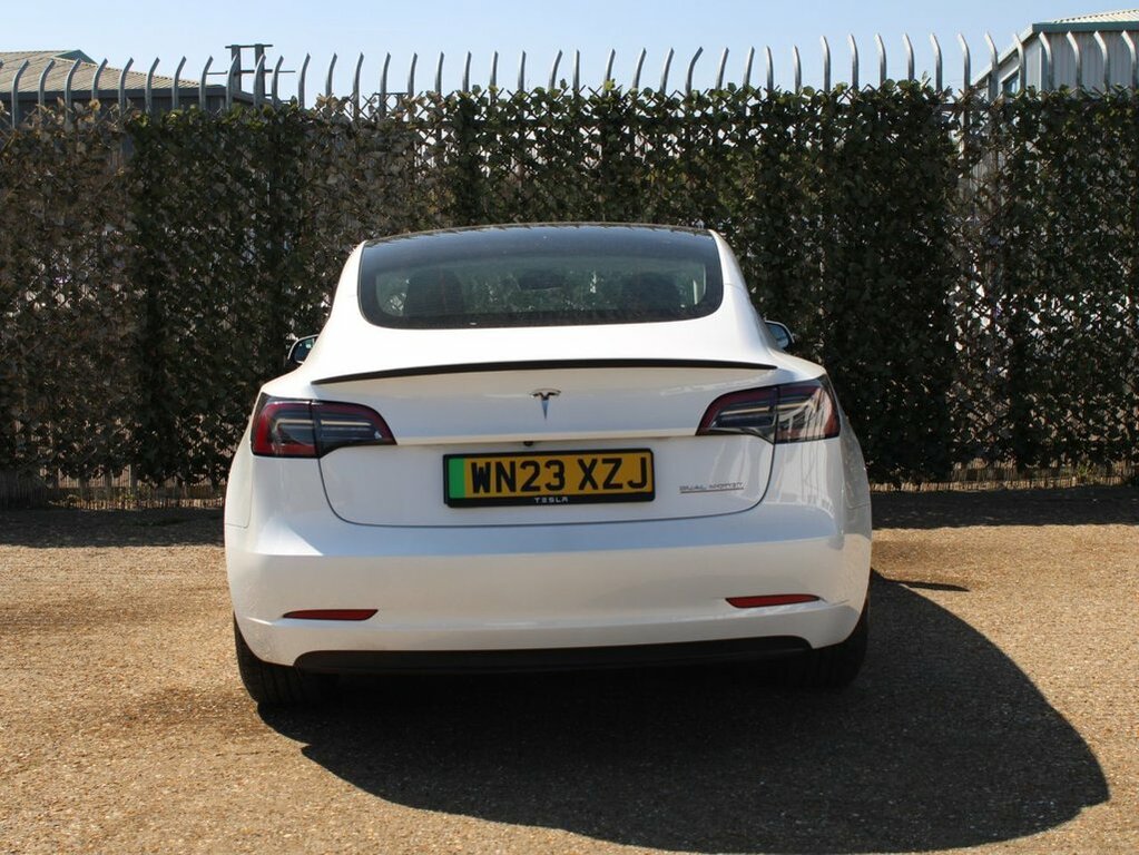Tesla Model 3 Saloon WN23XZJ White #6