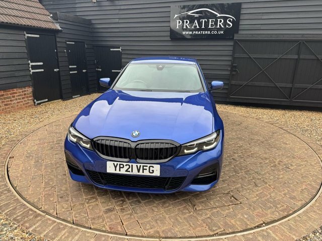 BMW 3 Series 320D Mht M Sport YP21VFG Blue #4