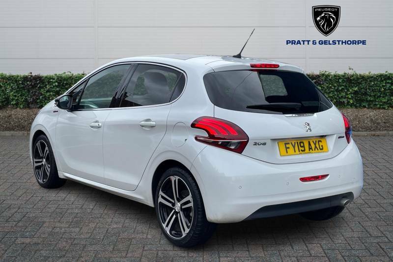 Peugeot 208 1.2 Puretech 110 Gt Line Eat6 - 2019 19 White #3